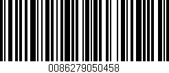 Código de barras (EAN, GTIN, SKU, ISBN): '0086279050458'