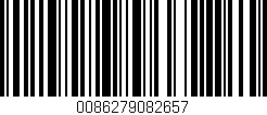 Código de barras (EAN, GTIN, SKU, ISBN): '0086279082657'