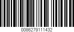 Código de barras (EAN, GTIN, SKU, ISBN): '0086279111432'