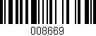 Código de barras (EAN, GTIN, SKU, ISBN): '008669'