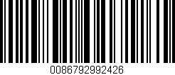 Código de barras (EAN, GTIN, SKU, ISBN): '0086792992426'