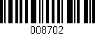 Código de barras (EAN, GTIN, SKU, ISBN): '008702'