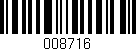 Código de barras (EAN, GTIN, SKU, ISBN): '008716'