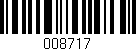 Código de barras (EAN, GTIN, SKU, ISBN): '008717'