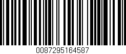 Código de barras (EAN, GTIN, SKU, ISBN): '0087295164587'