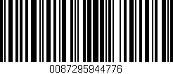 Código de barras (EAN, GTIN, SKU, ISBN): '0087295944776'