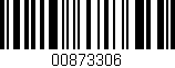 Código de barras (EAN, GTIN, SKU, ISBN): '00873306'