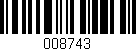 Código de barras (EAN, GTIN, SKU, ISBN): '008743'