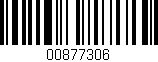 Código de barras (EAN, GTIN, SKU, ISBN): '00877306'