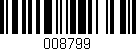 Código de barras (EAN, GTIN, SKU, ISBN): '008799'