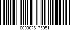 Código de barras (EAN, GTIN, SKU, ISBN): '0088076175051'