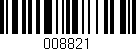 Código de barras (EAN, GTIN, SKU, ISBN): '008821'