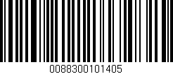 Código de barras (EAN, GTIN, SKU, ISBN): '0088300101405'