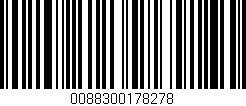 Código de barras (EAN, GTIN, SKU, ISBN): '0088300178278'