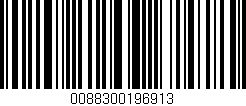 Código de barras (EAN, GTIN, SKU, ISBN): '0088300196913'