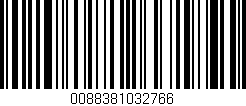 Código de barras (EAN, GTIN, SKU, ISBN): '0088381032766'