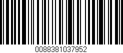 Código de barras (EAN, GTIN, SKU, ISBN): '0088381037952'
