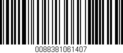 Código de barras (EAN, GTIN, SKU, ISBN): '0088381061407'