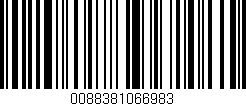 Código de barras (EAN, GTIN, SKU, ISBN): '0088381066983'