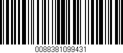 Código de barras (EAN, GTIN, SKU, ISBN): '0088381099431'