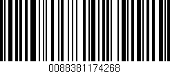 Código de barras (EAN, GTIN, SKU, ISBN): '0088381174268'