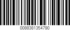 Código de barras (EAN, GTIN, SKU, ISBN): '0088381354790'