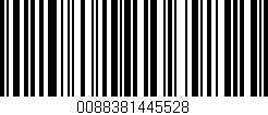 Código de barras (EAN, GTIN, SKU, ISBN): '0088381445528'