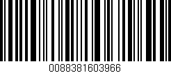 Código de barras (EAN, GTIN, SKU, ISBN): '0088381603966'