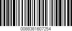 Código de barras (EAN, GTIN, SKU, ISBN): '0088381607254'