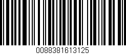 Código de barras (EAN, GTIN, SKU, ISBN): '0088381613125'