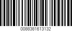 Código de barras (EAN, GTIN, SKU, ISBN): '0088381613132'