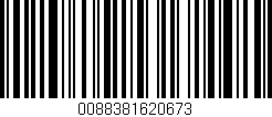 Código de barras (EAN, GTIN, SKU, ISBN): '0088381620673'