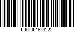 Código de barras (EAN, GTIN, SKU, ISBN): '0088381636223'