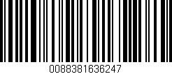 Código de barras (EAN, GTIN, SKU, ISBN): '0088381636247'