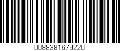 Código de barras (EAN, GTIN, SKU, ISBN): '0088381679220'