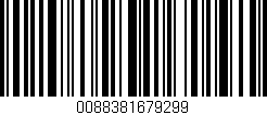 Código de barras (EAN, GTIN, SKU, ISBN): '0088381679299'