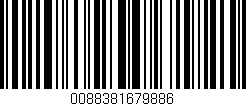 Código de barras (EAN, GTIN, SKU, ISBN): '0088381679886'