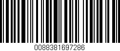 Código de barras (EAN, GTIN, SKU, ISBN): '0088381697286'