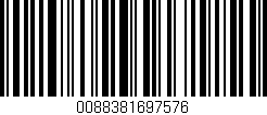 Código de barras (EAN, GTIN, SKU, ISBN): '0088381697576'