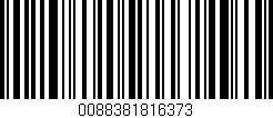 Código de barras (EAN, GTIN, SKU, ISBN): '0088381816373'