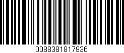 Código de barras (EAN, GTIN, SKU, ISBN): '0088381817936'