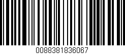 Código de barras (EAN, GTIN, SKU, ISBN): '0088381836067'