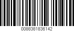 Código de barras (EAN, GTIN, SKU, ISBN): '0088381836142'
