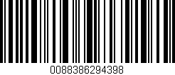 Código de barras (EAN, GTIN, SKU, ISBN): '0088386294398'