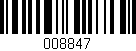 Código de barras (EAN, GTIN, SKU, ISBN): '008847'