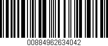 Código de barras (EAN, GTIN, SKU, ISBN): '00884962634042'