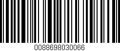 Código de barras (EAN, GTIN, SKU, ISBN): '0088698030066'