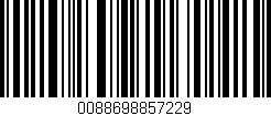 Código de barras (EAN, GTIN, SKU, ISBN): '0088698857229'