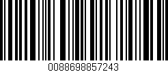 Código de barras (EAN, GTIN, SKU, ISBN): '0088698857243'