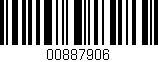 Código de barras (EAN, GTIN, SKU, ISBN): '00887906'
